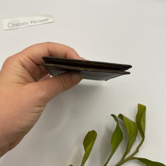 Louis Vuitton ID Card Holder Wallet Bifold Vintage Monogram Canvas 1985 - Picture 9 of 12